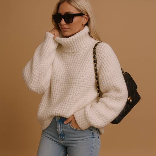 Cozy Knit Sweater for Women – Comfortable Fit, Soft and Breathable Fabric, Offered in Various Colors